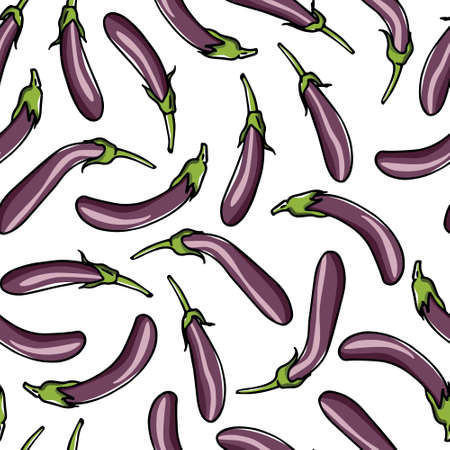 Vegetables patternのイラスト素材