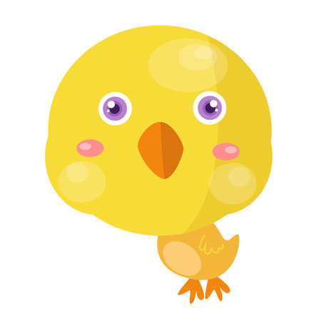 Vector illustration of cute animals on white backgroundのイラスト素材