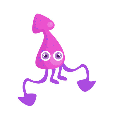 Vector illustration of cute animals on white backgroundのイラスト素材