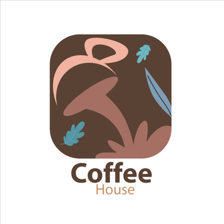 Elegant logo for your coffee shopのイラスト素材