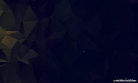 Low poly background in dark blueのイラスト素材