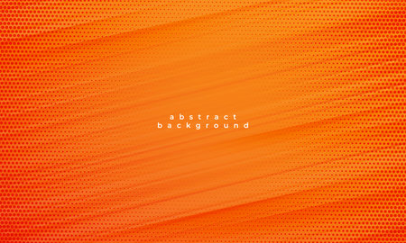 Modern abstract orange background gradient with slice effect and halftone dotsのイラスト素材