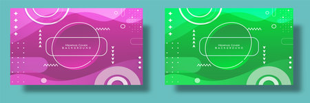 Minimal memphis background vectorのイラスト素材