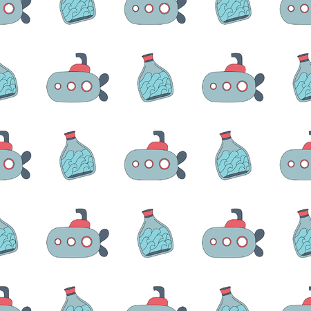 Navy vector seamless patterns vector illustration. Best choice for cards, invitations, printing, party packs, blog backgrounds, paper craft, party invitations, digital scrap booking.のイラスト素材