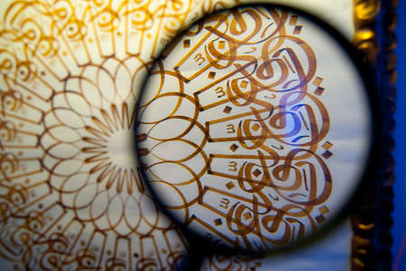 magnifying glassの写真素材