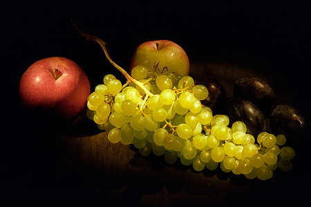 still life with fruitsの写真素材