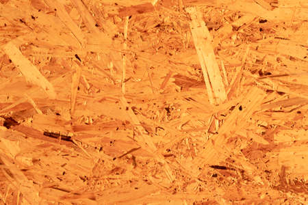 Close up of yellow osb board texture.の写真素材