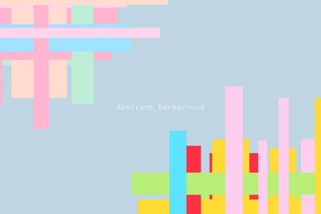 Abstract geometric background with colorful squares. Vector illustration for your design.のイラスト素材