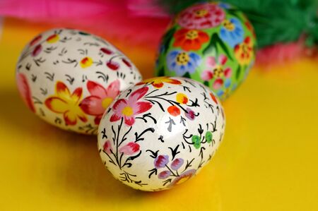 Easter eggsの写真素材