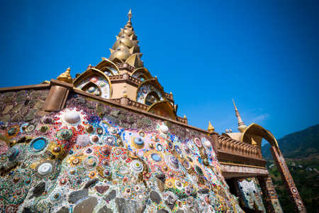 Pagoda at Phasornkaew Temple, Khao Kho, Phetchabun, Thailand.の写真素材