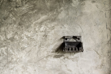 grunge metal ashtray