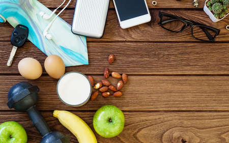 Healthy lifestyle concept, Diet and fitnessの写真素材