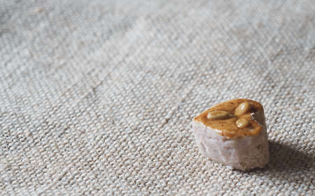 Homemade Healthy Thai Cereals cookies sometime called Singapore cookies or Singapore biscuits with copy spaceの写真素材