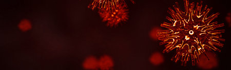 Covid-19 outbreak and influenza pandemic in red
