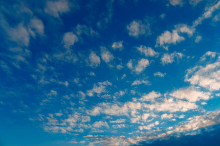 blue sky with cloud closeup