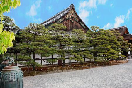 Buddhism religion structure tourists vintage wood, JAPANのeditorial素材