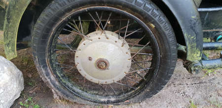 Unique old motorcycle