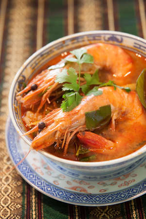 Tom Yam Kung (Thai cuisine)の写真素材