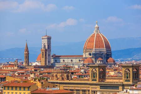 Cathedral Santa Maria del Fiore in Florence Italy.の写真素材
