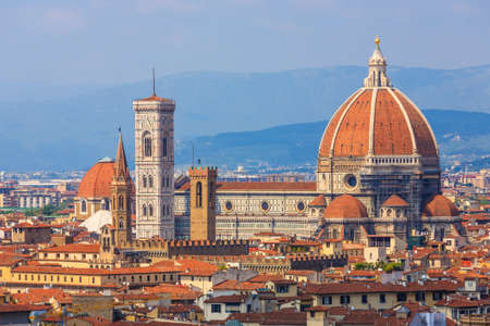 Cathedral Santa Maria del Fiore in Florence Italy.の写真素材