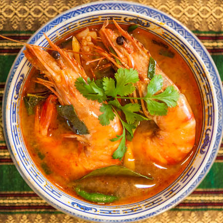 Tom Yam Kung (Thai cuisine)の写真素材