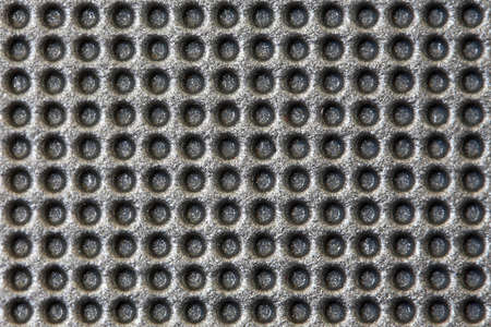 Black dot PVC plastic texture use for backgroundの写真素材