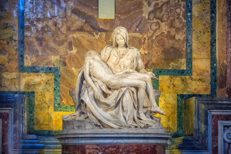 VATICAN CITY, ROME-JUNE 14  :St Peters Basilica one of the holiest Catholic in Vatican City on June 14, 2013. St. Peters is the most famous of Renaissance architecture in Europe.のeditorial素材