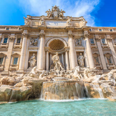  The Famous Trevi Fountain, rome, Italyの写真素材