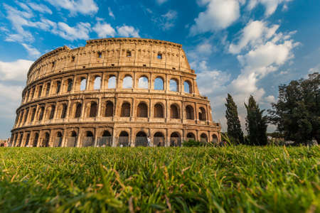 Famous Colosseum in Rome, Italyの写真素材