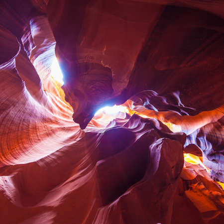 Antelope Canyon in Page, AZ USAの写真素材