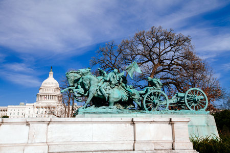 Washington DC, US Capitol Building のeditorial素材