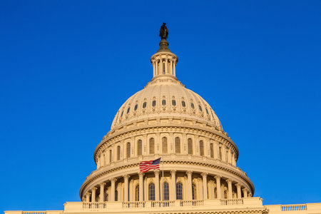 Washington DC, US Capitol Building のeditorial素材