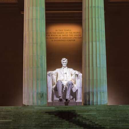 Lincoln Memorial at Dawnのeditorial素材