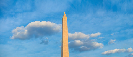  Washington Monument in Washington DC  capital city of the USA.のeditorial素材