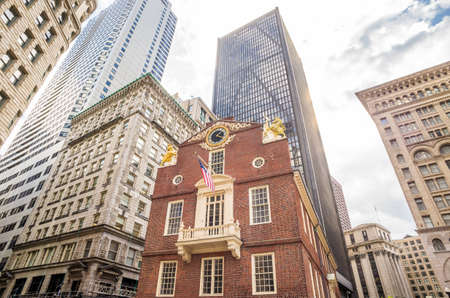 Old State House in Boston, Massachusetts, USAの写真素材