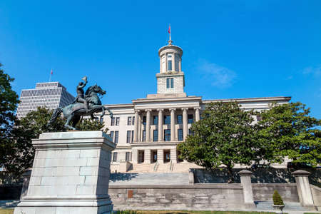 The Tennessee State Capitol Building in downtown Nashville. USAの写真素材