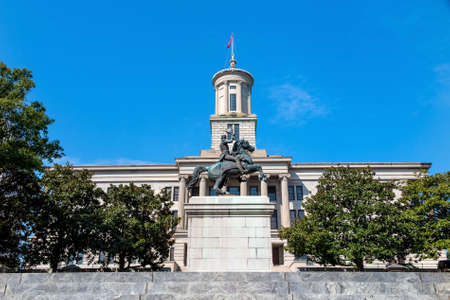 The Tennessee State Capitol Building in downtown Nashville. USAの写真素材