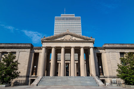 War Memorial Auditorium, Nashville, Tennessee, USAのeditorial素材