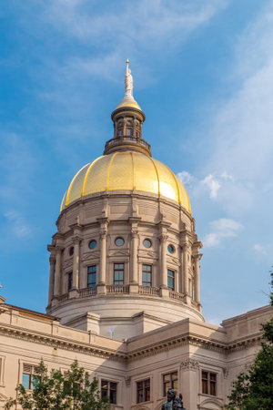 Georgia State Capitol Building in Atlanta, Georgia, USA.のeditorial素材