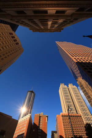 Buildings in Downtown Atlanta, Georgia USAの写真素材