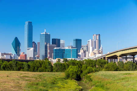 A View of the Skyline of Dallas, Texas, USAの写真素材