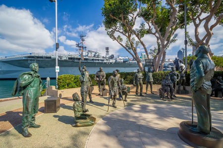 SAN DIEGO, USA - SEP 28, 2014:  A National Salute to Bob Hope and the Military on September 28, 2014 in Sn Diegoのeditorial素材