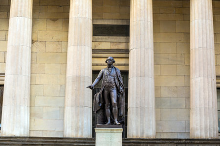 NEW YORK CITY - FEB 11: The New york Stock Exchange on February 11, 2015 in New York. It is the largest exchange in the world by market capitalization.のeditorial素材