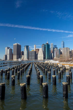 New York City Skyline, Manhattan viewの写真素材