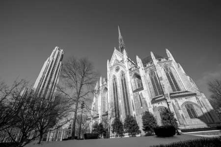 Cathedral of Learning at University of Pittsburghの写真素材