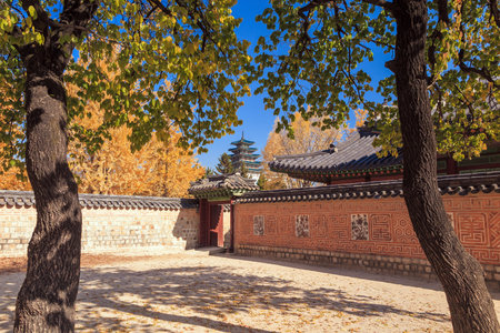 Gyeongbokgung palace in Seoul, South Koreaのeditorial素材