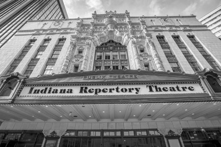 INDIANAPOLIS, INDIANA, April 14, 2015: Indiana Repertory Theatre, frequently abbreviated IRT, is a professional regional theatre in Indianapolisのeditorial素材