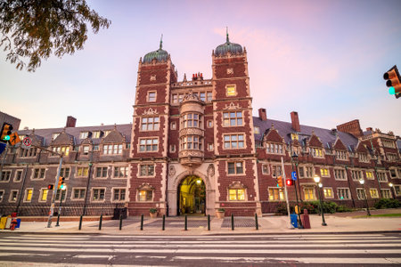 University of Pennsylvania in Philadelphia, Pennsylvania USAのeditorial素材