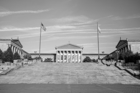 PHILADELPHIA - OCT 20: The Philadelphia Pennsylvania Museum of Art on October 20, 2015. It is among the largest art museums in the United States. It has collections of more than 227,000 objectsのeditorial素材