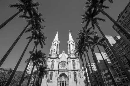 Se Cathedral in downtown Sao Paulo Brazilの写真素材